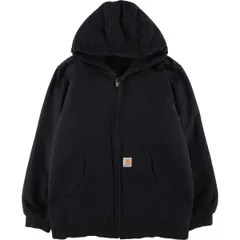 古着 カーハート Carhartt アクティブジャケット 中綿入り ダックフルジップパーカー レディースXL相当/evb032679
