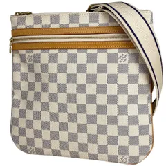 ルイ・ヴィトン Louis Vuitton ポシェット ボスフォール 斜め掛け ショルダーバッグ ダミエアズール ホワイト N51112 レディース 【中古】