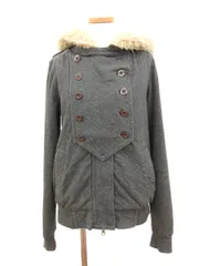 マークバイマークジェイコブス MARC by MARC JACOBS ジャケット ジップアップ フード ファー S グレー 国内正規 /mmのサムネイル