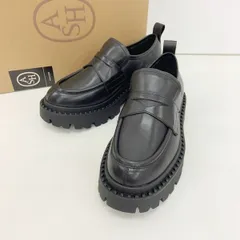 ASH アッシュ GENIAL STUD 厚底 コインローファー シューズ 未使用 箱付き スタッズ付き レディース サイズ36 ブラック 靴 IF17216■