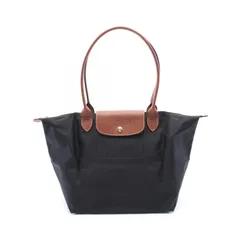 ロンシャン Longchamp トートバッグ ル プリアージュ オリジナル L L1899089001L ブラック キャンバス レザー ショルダーバッグ レディース 新品のサムネイル