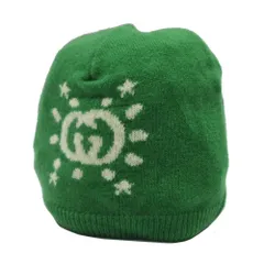 GUCCI GGロゴ ニット帽 グレー(頭の小さい人専用！) GUCCI GGロゴ ニット帽 グレー(頭の小さい人専用！) ☆最後の値下げ