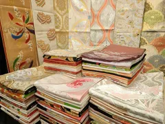 平和屋本店■袋帯 西陣 まとめて100点 鳳凰 向かい鶴 風景 辻が花 更紗 花柄 金銀糸 など 着用可能多数 未使用品あり 全て正絹 ppp2983