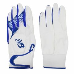 新品 ニューバランス バッティンググローブ 打撃用 手袋 グラブ 青 L 