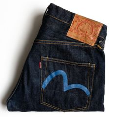 美品‼︎ Evisu デニム　 エビス　ジーンズ　30X33 美品/濃紺】EVISU 【LOT.2000T デニムパンツ】33×32 エビス ジーンズ