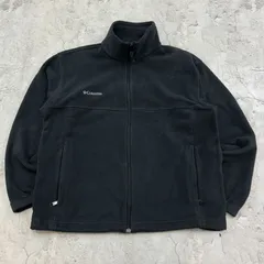 columbia　コロンビア　フリースジャケット　ボアジャケット　古着　ブラック　黒　L