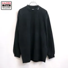 90s USA製 vintage NIKE モックネック 長袖Ｔシャツ メンズ 表記Lサイズ