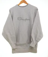 チャンピオン Champion 90年代 90s REVERSE WEAVE リバースウィーブ 刺繍 タグ made in USA 90's スクリプト ロゴ ダブルリブ XXL スウェット グレー 103MT-3268