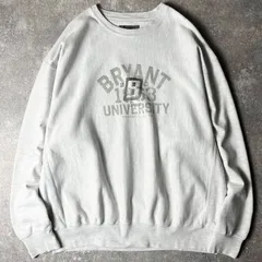 00s Champion 3段 カレッジ プリント オリジナル リバースウィーブ スウェット トレーナー XXL / 00年代 オールド チャンピオン グレー