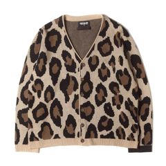 COOTIE ニット L ベージュ セーター COOTIE クーティー Tシャツ サイズ:L ボーダー ポケット クルーネック