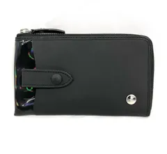 未使用 ヴィヴィアンウエストウッド ホログラム L字ファスナー 長財布 マルチケース　ブラック 黒 VWK522  ウォレット 長サイフ メンズ レディース レザー PU Vivienne Westwood ヴィヴィアン