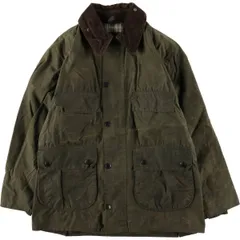 古着 80~90年代 バブアー Barbour BEDALE ビデイル 旧3ワラント ワックスコットン オイルドジャケット 英国製 91cm/36in/eaa555200
