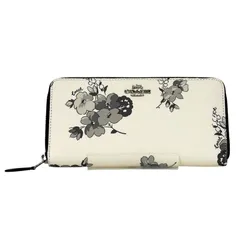 【COACH】 コーチ F73663 アコーディオン ジップウォレット PVC 花柄 フェアリーテイル 長財布 ジップアラウンド レディース 【中古品】 USED-A 【9356】