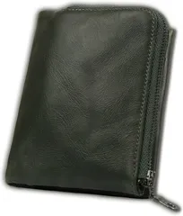 ｆｙ ＦＯＸＹＯＲＫ 第三世代 財布 メンズ 二つ折り 本革 YKK製 牛革 大容量 小銭入れ RFID磁気防止 一流の財布職人が作る 父の日 入学 卒業 進級進学 誕生日 バレンタイン 贈り物 ギフト クリスマス (グリーン)