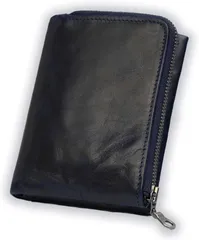 ｆｙ ＦＯＸＹＯＲＫ 第三世代 財布 メンズ 二つ折り 本革 YKK製 牛革 大容量 小銭入れ RFID磁気防止 一流の財布職人が作る 父の日 入学 卒業 進級進学 誕生日 バレンタイン 贈り物 ギフト クリスマス (ネイビー)