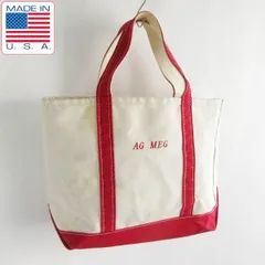 L.L.Bean エルエルビーン 80s 90s トートバッグUSA製 L.L.Bean 80-90'S L.L.BEAN TOTE BAG Made in USA GREEN/NATURAL 80-90