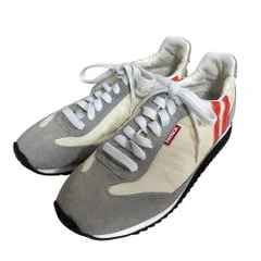 ◆中古品◆ PATRICK パトリック 94000 MARATHON マラソン ローカット スニーカー ホワイト系 38(24.0cm) 本体のみ V100473NC