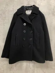 ほぼ未使用✨　schott ショット　ピーコート　ダブル　ウール　44 ブラック ほぼ未使用✨schott ショットピーコートダブルウール44 ブラック