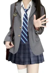 新品 [Qichenk] 女子高生 学校制服 5点セット 女の子 セーラー服 学生服 JKスカート コスプレ 学園祭 文化祭 パーティ 入学式 卒業式スーツ ハロウィン コスプレ 遊園地 可愛い フルセット コス