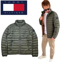 トミーヒルフィガー Tommy Hilfiger ジャケット 中綿 ダウンジャケット 150AN796 オリーブ メンズ アウター 防風 TOMMY HILFIGER M PACKABLE JACKET 新品 正規品 未使用品
