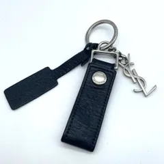 サンローラン SAINT LAURENT YSL キーリング 黒 新品未使用 org.jpg