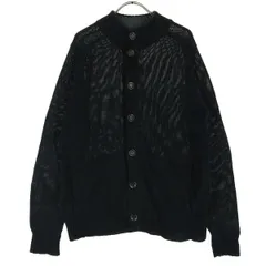 23ku ニジュウサンク 長袖 カーディガン 46 ブラック メンズ 古着