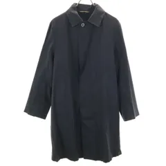 Mackintosh マッキントッシュ イギリス製 ステンカラーコート 36 ブラック系 メンズ 古着