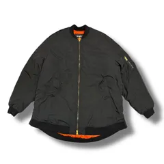 RAF SIMONS Equanimity shirting bomber jacket エクアニティボンバージャケット ブルゾン ラフシモンズ 212-M622 ブラック 46 943M03のサムネイル