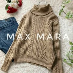 マックスマーラウィークエンド　キャメルタートルニット　MaxMara マックスマーラウィークエンド キャメルタートルニット MaxMara - メルカリ