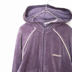 アディダスオリジナルス adidas originals パーカー ベロア フーディー 刺繍 ジップアップ レディース [a977461ss]