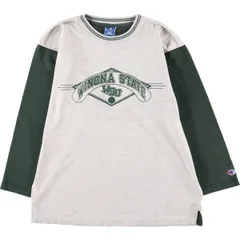 古着 チャンピオン Champion 七分袖 ロングTシャツ ロンT USA製 メンズL相当/eaa588299