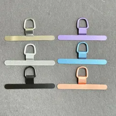 カラー　iPhone17 スマホ　ストラップ　アタッチメント　ステンレスフック　金属　ストラップ　フック　ステンレス　スマホストラップホルダー　スマホショルダーストラップ　スマホストラップ　アタッチメント　シンプル　挟むだけ　ホルダー