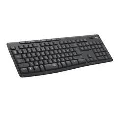 【HY】【新古品】Logicool ロジクール K295GP ワイヤレスキーボード サイレント静音設計 日本語108キー テンキー付き メンブレン方式 耐水仕様 オフィス向け[送料無料(一部地域を除く)]HY003