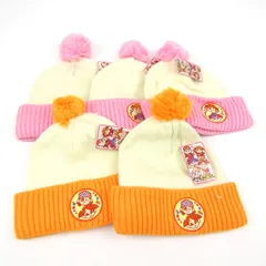 ミニモニ 平成レトロ ニットキャップ 帽子 5点セット 日本製 グッズ まとめて 大量 レディース