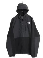 【お得なクーポン配布中!】 ノースフェイス フード付き デナリ ジャケット メンズ L / フリース ナイロン パーカー フルジップ ジャンパー ブルゾン ブラック ゆったり