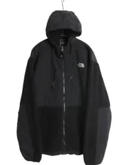 【お得なクーポン配布中!】 ノースフェイス フード付き デナリ ジャケット メンズ L / フリース ナイロン パーカー ジャンパー フルジップ ブルゾン ブラック ゆったり