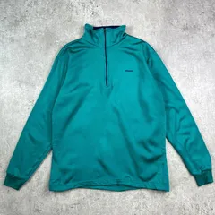 80年代 USA製 patagonia capilene パタゴニア キャプリーン ハーフジップ フリースプルオーバー メンズL 