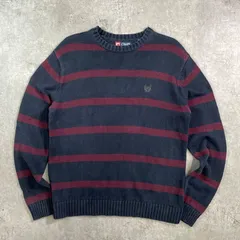 CHAPS RALRH LAUREN チャップス ラルフローレン ボーダーニットセーター メンズM 