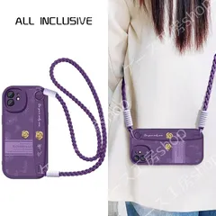 スマホケース iphone16アップルスマホケース ピンクフラワーバラ柄ショルダーロープ おしゃれで実用的なカバー