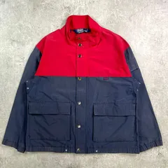 90年代 Polo by Ralph Lauren ポロバイラルフローレン ツートン コットンジャケット メンズS 