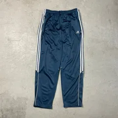 90年代 adidas アディダス トラックパンツ ジャージパンツ パフォーマンスロゴ メンズXL相当 