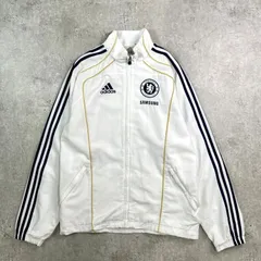 00年代 adidas アディダス CHELSEA FC 企業ロゴ刺繍 トラックジャケット メンズM相当 