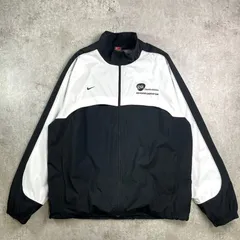 90年代 NIKE ナイキ スモールスウォッシュロゴ刺繍 企業ロゴ刺? トラックジャケット メンズXL 