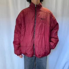 90年代 NIKE ナイキ スウォッシュロゴ刺繍 中綿入り リバーシブル ナイロンジャケット メンズXL相当 