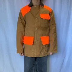 80年代 USA製 SAFTBAK ハンティングジャケット ダック地 コーデュロイ襟 メンズM相当 