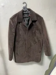 Z FYINHU ブラウン ウールコート