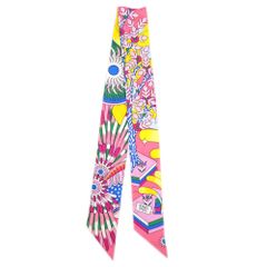 ♡美品♡ エルメス ツイリー スカーフ ペガサスの源泉 シルク100% ♡美品♡ エルメス ツイリー スカーフ ペガサスの源泉 シルク100