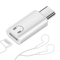 新品　変換コネクタ 音声通話・マイク・リモコン対応 17/16/15対応｜Apple純正Lightning有線イヤホン使用可 iPhone イヤホン変換アダプター】 TYPE-C to 【Lightning