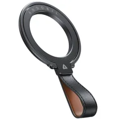 新品　スマホ マグネット リング 角度調整可能 リング 簡単着脱 マグネットリング 両面 薄型 高級合金素材 革【横縦両立機能特化&超強磁力&牛革素材】バンカーリング 携帯リング 磁石 iPhone マグセーフ 17 16 Magsafe 15 14 スマホリ