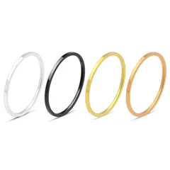 309 サイズ充実 サージカルステンレス ピンキーリング 関節リング